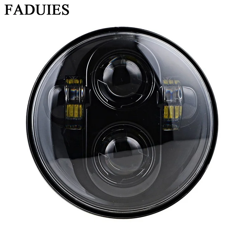 FADUIES 5 3/4 " For Harley Headlight 5.75 New Harley-David LED Headlamp Softail Dyna And Sportster Models |