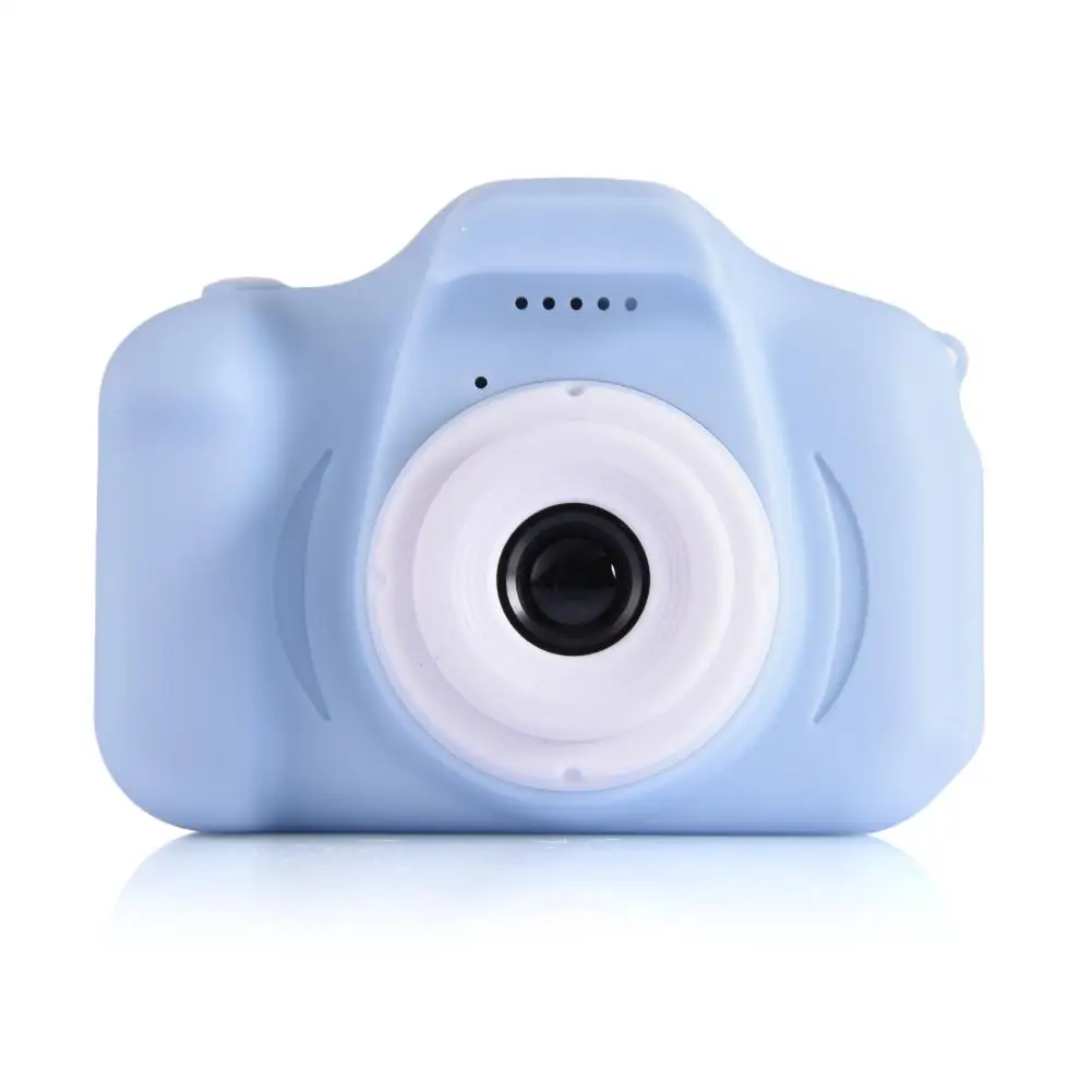 C3 детская мини-камера, детские развивающие игрушки для детей, подарок на день рождения, цифровая камера 1080 P, зеркальная камера - Цвет: Blue