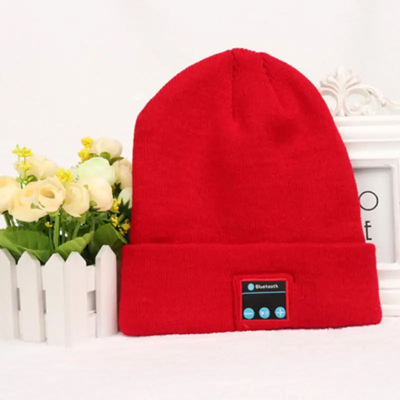 Уличная спортивная теплая шапка для бега новая умная bluetooth гарнитура вязаная
