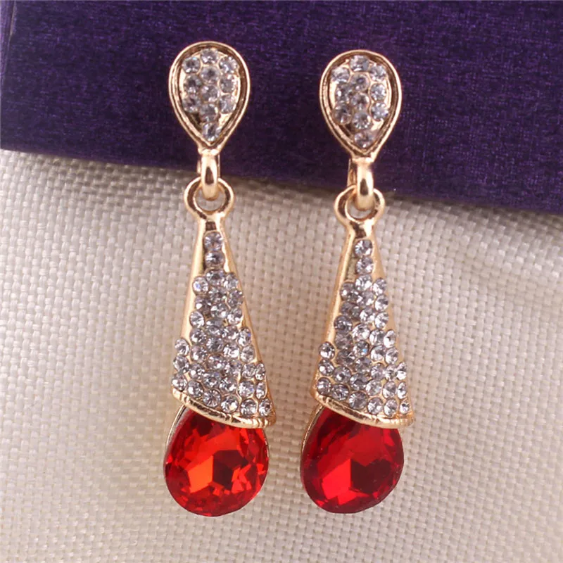 fashion gold plated drop earring no pierced for women  (25)
