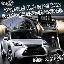 Android gps-навигатор для Lexus NX200t NX300h 2015-2019 и т. д. ручка и сенсорная панель управления видео интерфейс с Carplay по lsailt
