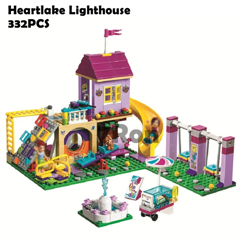 

Building Blocks 10774 332pcs Compatible with Friends Heartlake Lighthouse 41325 Model Toys for Children 01050
