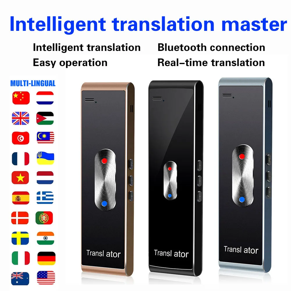 

Simultaneou instant Global Voice Translation Portable Two -Way Multi-Language Business Meeting Travel Interpreter translator