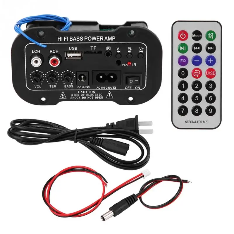 

5 Inch Auto Car Digital Bluetooth Amplifier Hifi Bass High Power Stereo Audio AMP Stereo Amplifiers Car Electronics