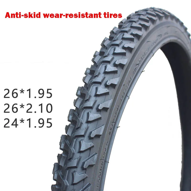 Mountain Bike Tyre 24 26*1.95 2.1 Inch Thick Bicycle Tires Mountain Bike Bicycle Tire Thornproof Oversee Ultra-light