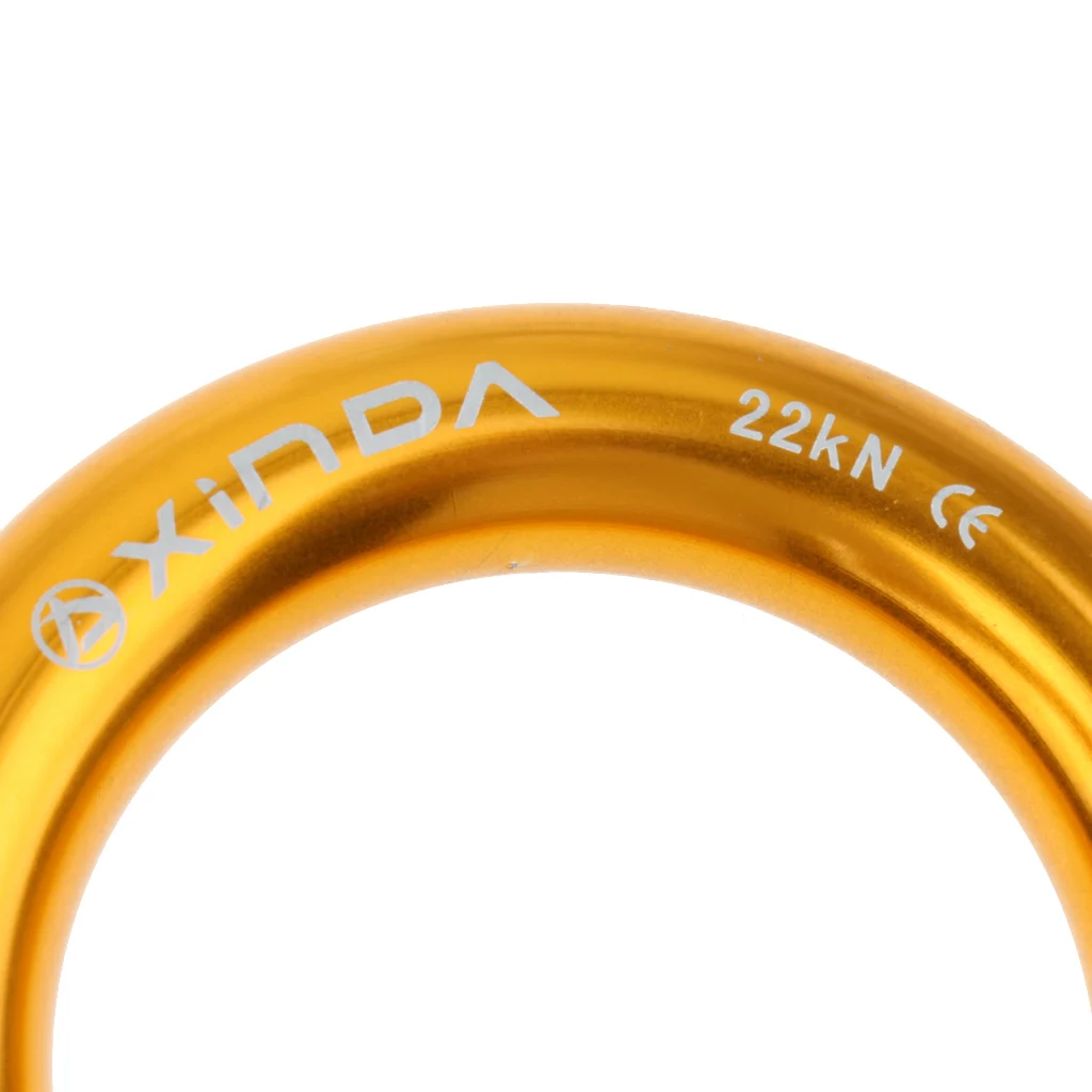 Large Rappel Ring 22KN Bail-Out Rope Connector for Tree Climbing Arborist Rappelling Rescue Hammock Setting