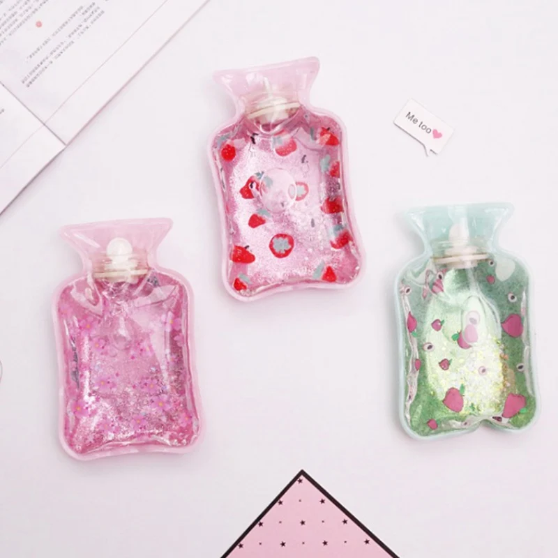 Красочные зыбучие пески мультфильм Kawaii животных Polar Bear Cat рыбы акулы руки, ноги потепление воды-заполнение горячей воды мешок бутылки