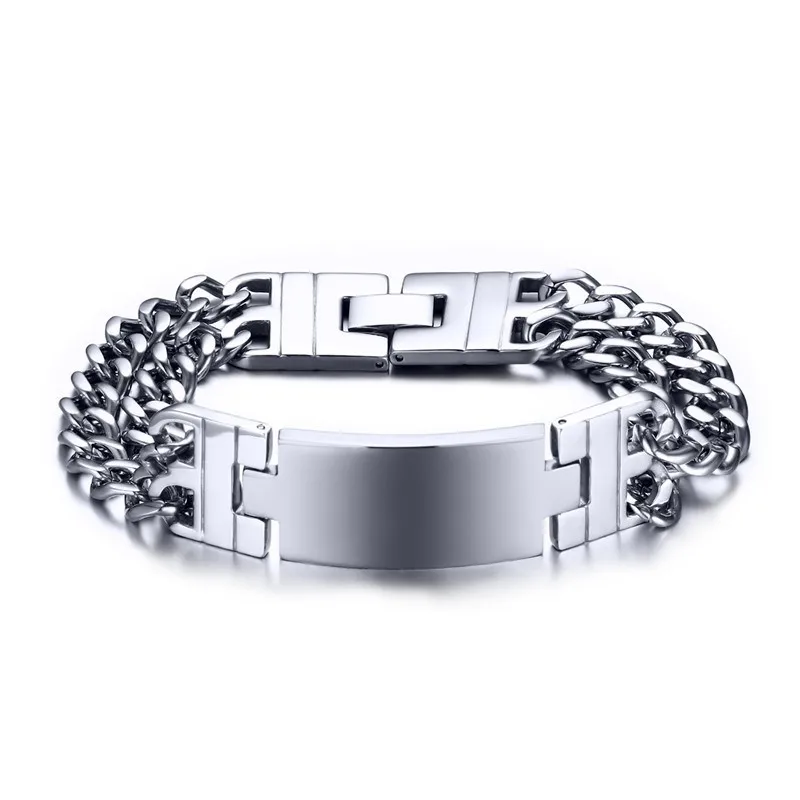 

SIZZZ Wholesale Hot Sale New 2019 Fashion Jewelry Stainless Steel Personality Men Bracelet Male Bangles