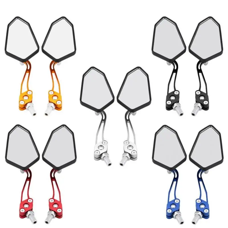 

2PCS Motorcycle Rearview Mirror Universal Scooter Rearview Mirror Rear View Side Mirrors
