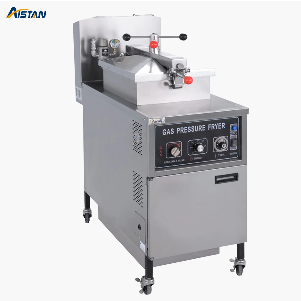 

MDXZ25 Gas Free Standing Pressure Fryer Machine Vertical Deep Oil Fryer for commercial use