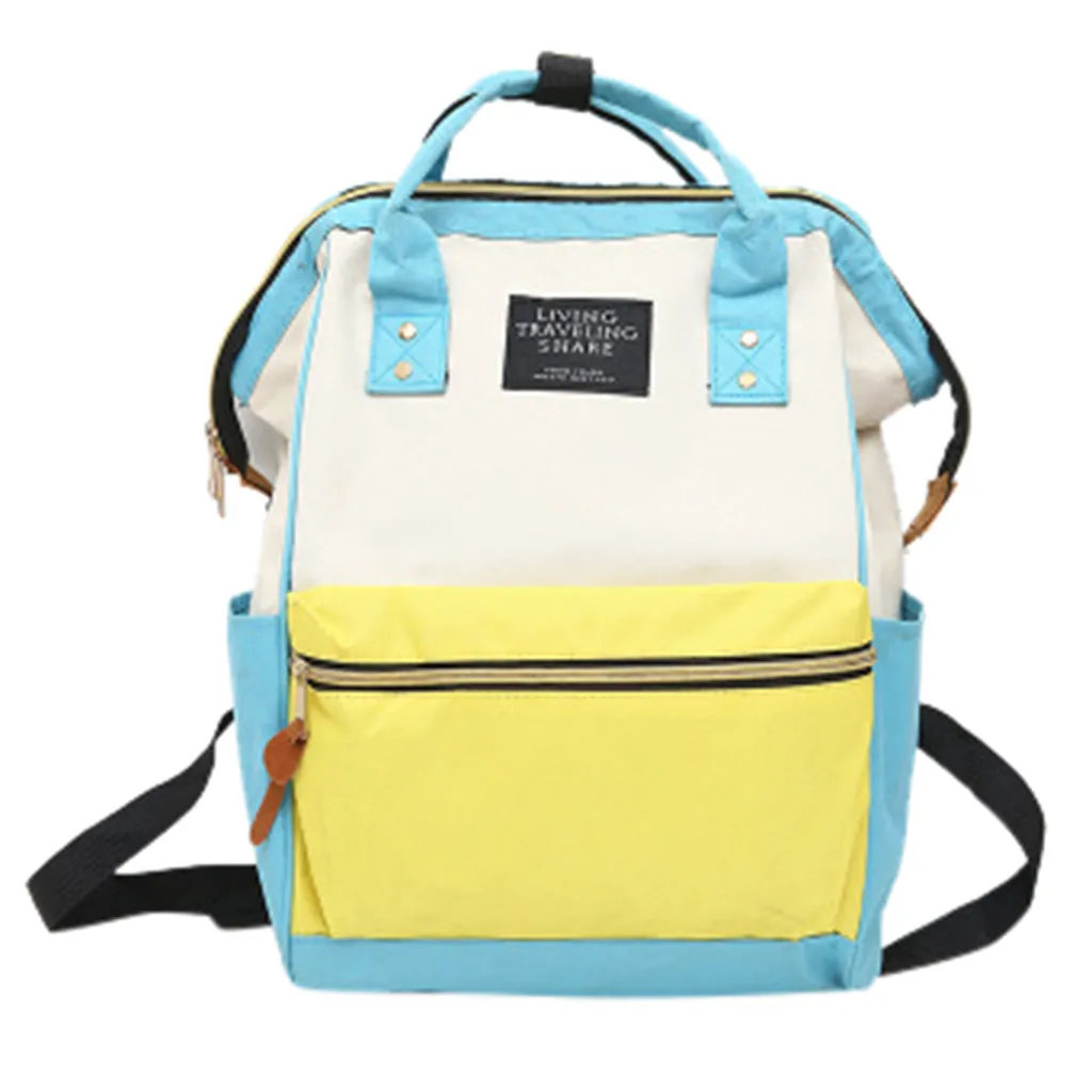

Women External USB Charge Backpack Canvas Backpack Male Girls Laptop Backpack School Bags Backpack for teens 7.3