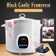 Cheap 90W 6L Automatic Black Garlic Fermenter Household DIY Zymolysis Pot Maker 220V Black Garlic Fermenting Machine For Yogurt Enzym