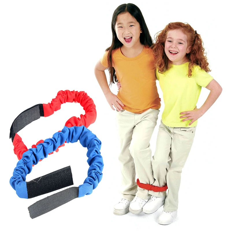 4Pcs/set Ropes Tied To The Foot Two People Three legged Running Race Sports Game Children