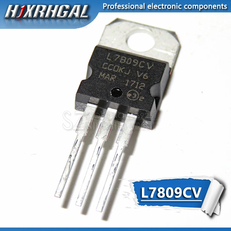 1 шт. L7809CV TO220 L7809-220 стабилизатор переменного тока напряжением-регулятор трубка 7809