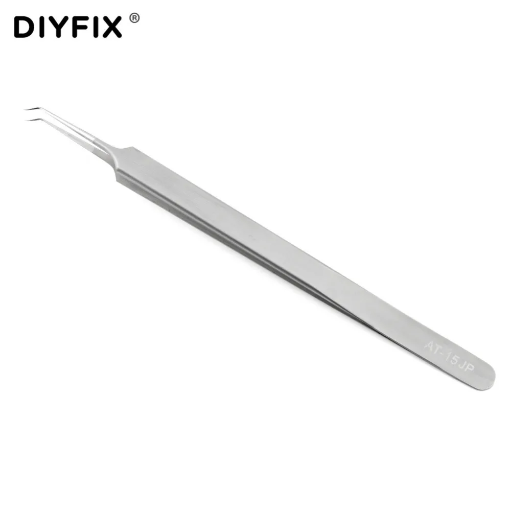 DIYFIX Ultra Precision Tweezers Thin Anti Static Clips Forceps For Jewelry Electronic Component Holding Repair Hand Tool | Инструменты