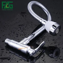 FLG скрытый один холодный умывальник кран для кухонной раковины, смеситель с одним отверстием смеситель с одной ручкой кухонный кран