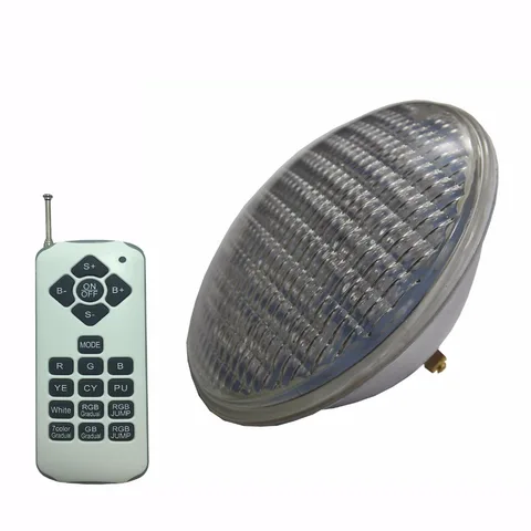 Subaquática para Substituir Lâmpada de Halogéneo Piscina Levou Projetor Holofotes Coloridos Síncrona Ip68 Ac12v Par56 Luz 54w Rgb
