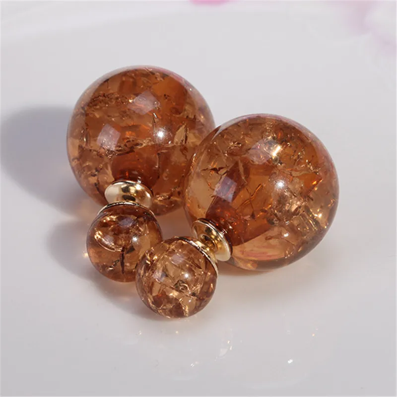 earring glass stud earring