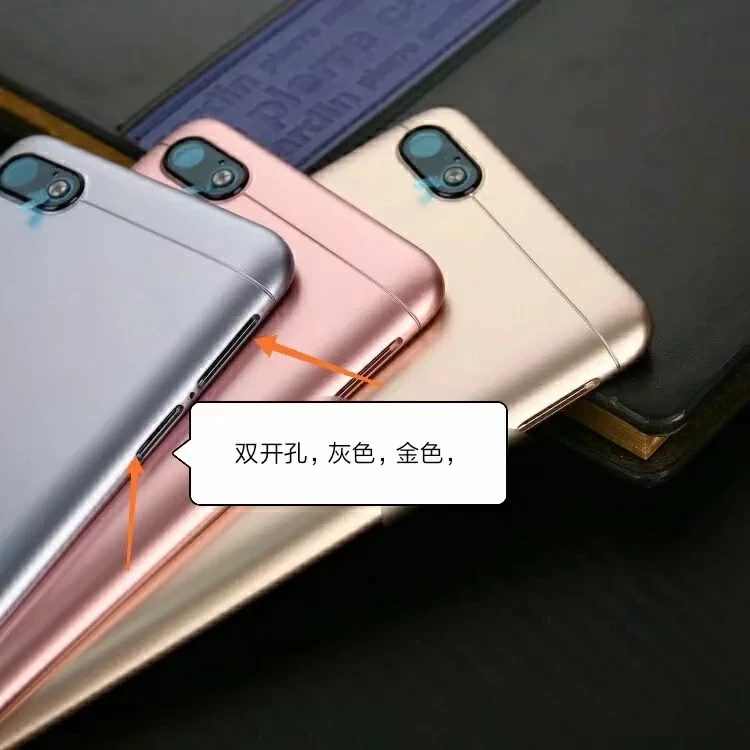 Оригинальный Корпус для Xiaomi Redmi 6A Redmi6A Пластиковая Задняя крышка батареи запасные
