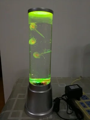 Jellyfish lamp Water column light Feng Shui column Colorful automatic color change - Цвет: 36 cm tall. Colorful