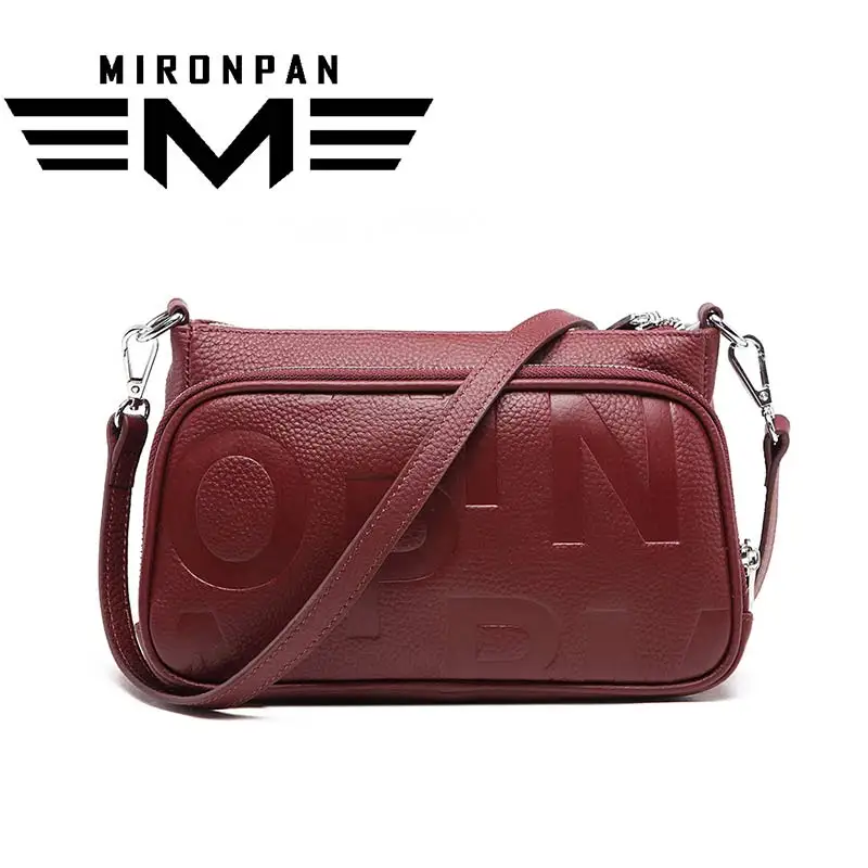 MIRONPAN Luxury Handbags Women Bags Designer Ladies Genuine Leather Handbag Shoulder Bag Fashion Soft Women'S Bags