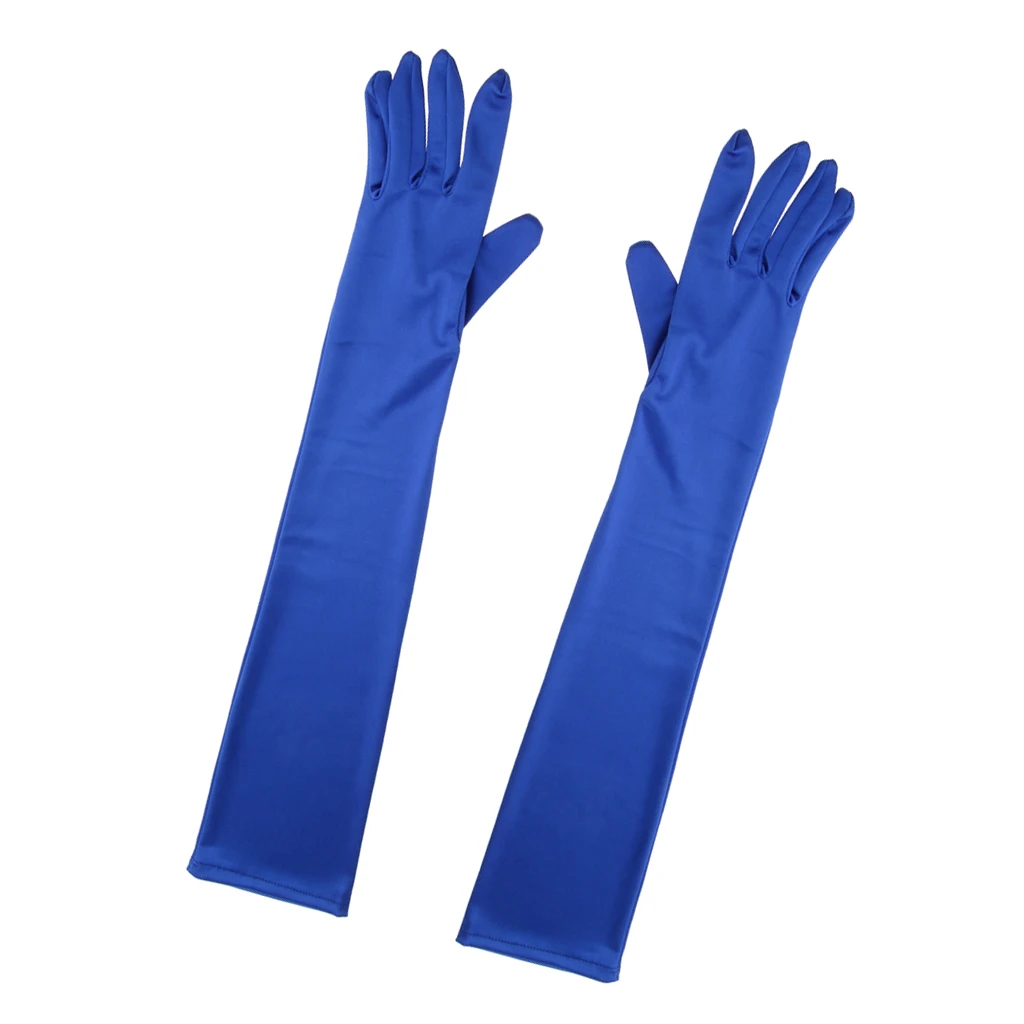 Fashion Stretch Long Finger Gloves Wedding Bridal Opera Party Prom Fancy Corset Evening Dress stretchy comfortable Gloves
