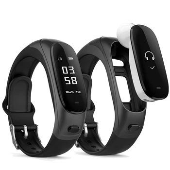 

For Smart Wrist bands Answer Call Dial Call phone bluetooth Earphone headset Heart Rate Fitness tracker V08 Bracelet Men Earband