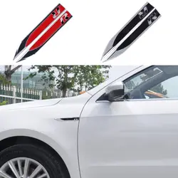 3D стайлинга автомобилей Сторона крыла эмблемы автомобиля Стикеры для Skoda Octavia A2 A5 A7 Fabia быстрое Superb йети Roomster