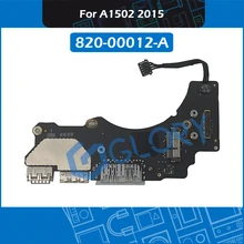 Computador portátil a1502 i/o placa 820-00012-a para macbook pro retina 13 aa1502 i/o usb hdmi placa de leitor de cartão 2015 emc 2835 mf839 mf841