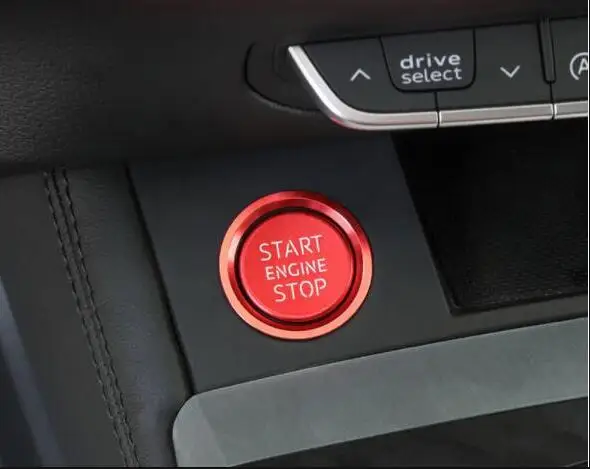 For Audi A4L/A5/A6L/A7/A8/Q5Q5L one-button start decorative ring ignition button interior decoration refitting special