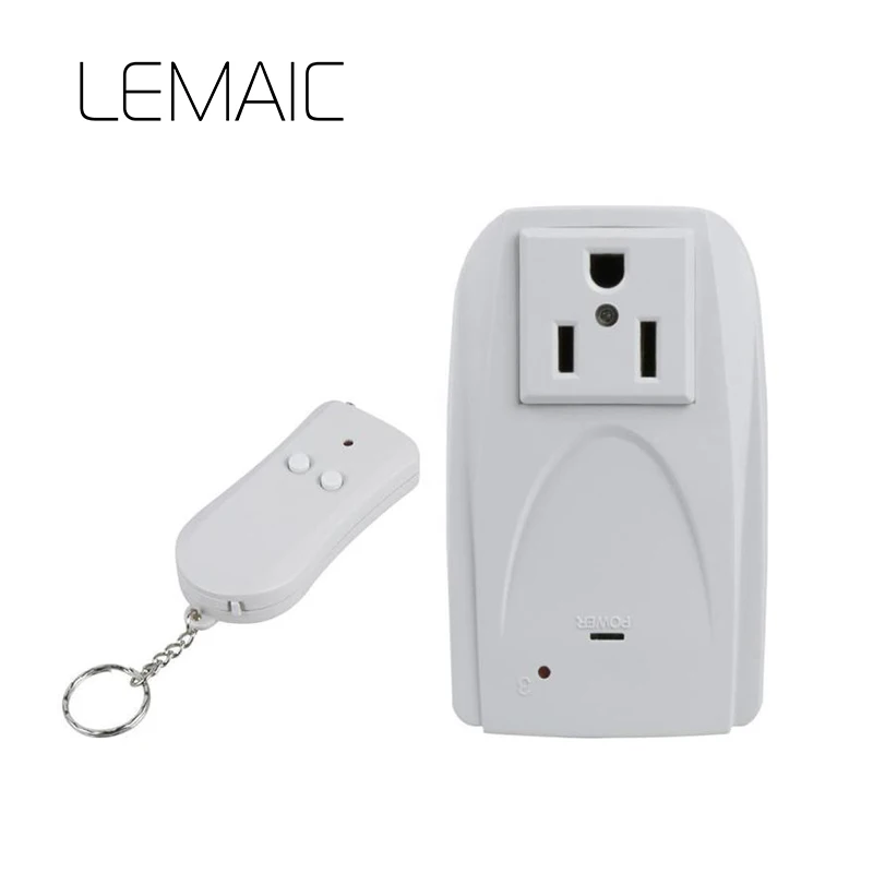 LEMAIC Socket Wireless Remote Control Power Outlet Light Switch Plug
