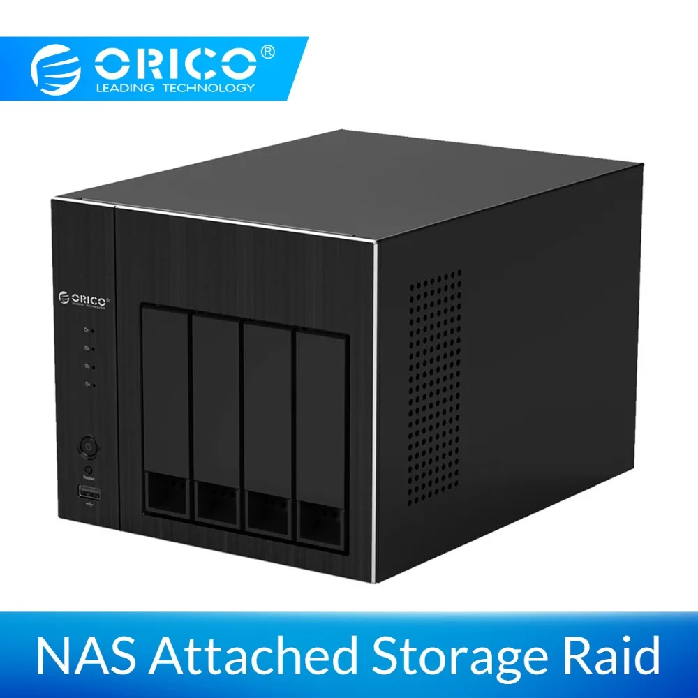 ORICO HDD корпус 2 5 3 ''NAS 4-Bay Сетевое хранилище с RAID Gen7 SATA к USB 0 HDMI RJ45 аудио USB2.0 SSD 48 ТБ