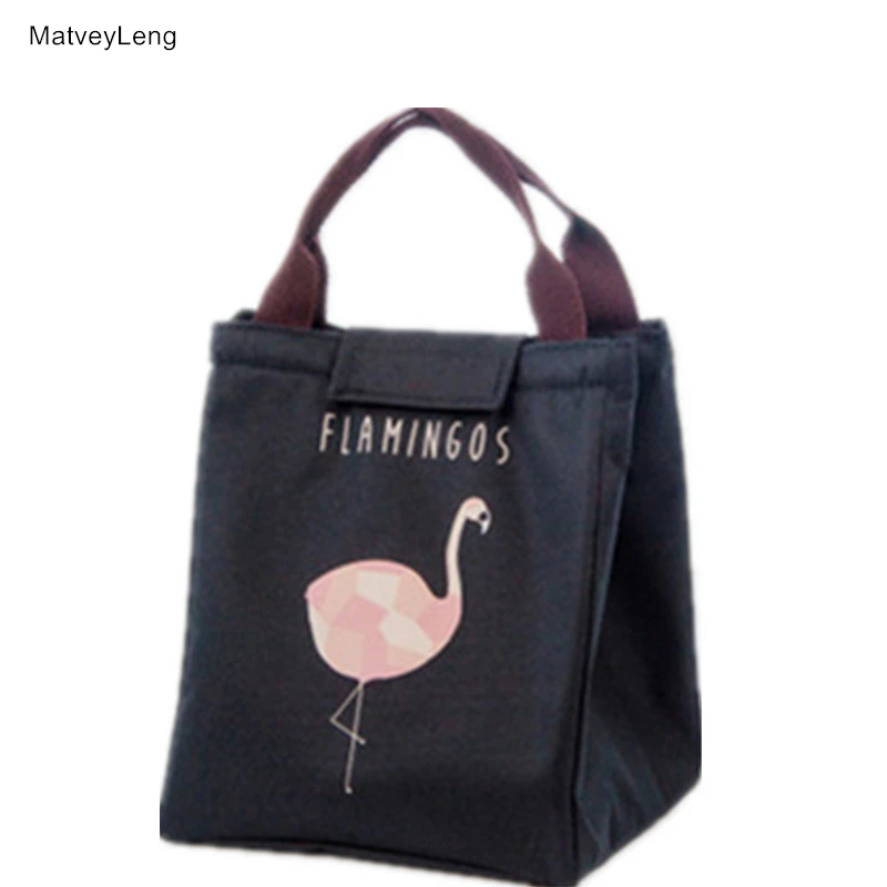 

2018 New Portable Thermal Insulation Lunch Tissue Bag Oxford Picnic Cartoon Travel Lunch Box Lunch Bag Food Thermal Bag