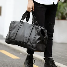 Повседневные Модные мужские дорожные сумки большой емкости багажные сумки мужские деловые дорожные сумки кожаные дорожные сумки