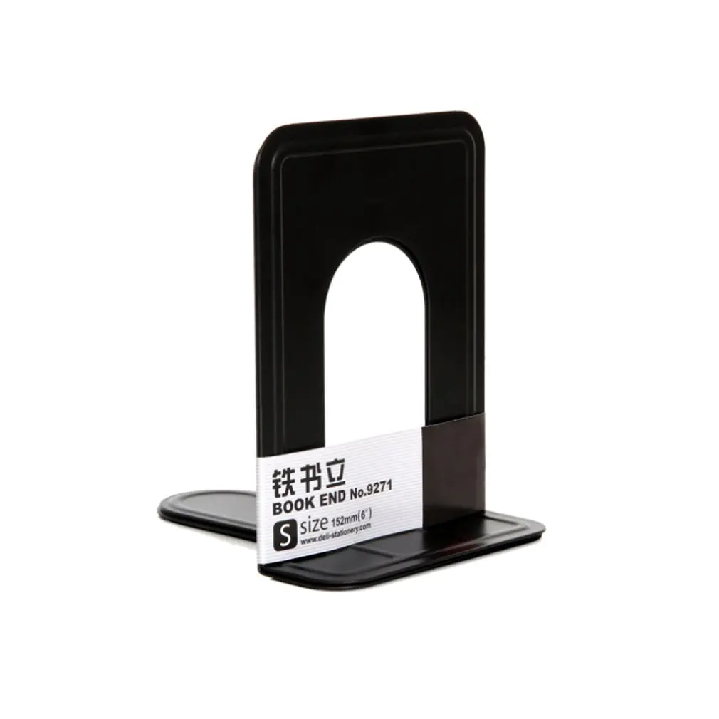 

Heavy Duty Bookends Durable File Folder Book Rack for Shelves Non-skid Anti-Slip Base Great for Library Office Home School