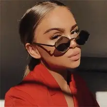 Новинка, винтажные женские солнцезащитные очки, Ретро стиль, брендовые, прозрачные, ромбовидные, солнцезащитные очки для женщин, маленькие, красные, желтые, женские очки, UV400