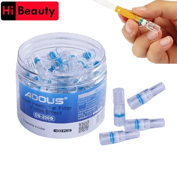

New 100pcs/pack Disposable Japanese Tiltil Mitil Health Care Smoking Cigarette Micro Pipe Holder Filters Filtration