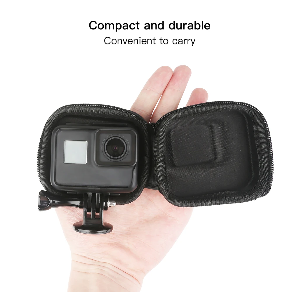 Защитный чехол SHOOT Mini EVA для GoPro Hero 8 7 6 5 черный серебристый белый аксессуар камеры