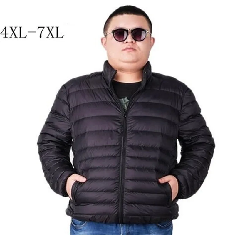 Brand Plus 5XL 6XL 7XL Ultra light Down Jacket Men's Large