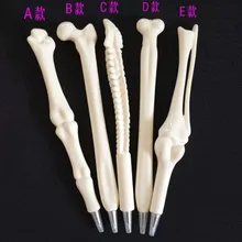 10 шт./партия, креативная шариковая ручка, человеческие кости, шариковая ручка, школьные принадлежности, офисные принадлежности, домашнее украшение, подарок для детей, награда