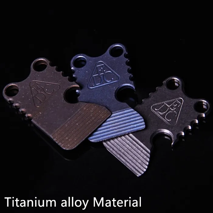 EDC небольшой резак TC4 Титан сплав два-в-одном инструмент