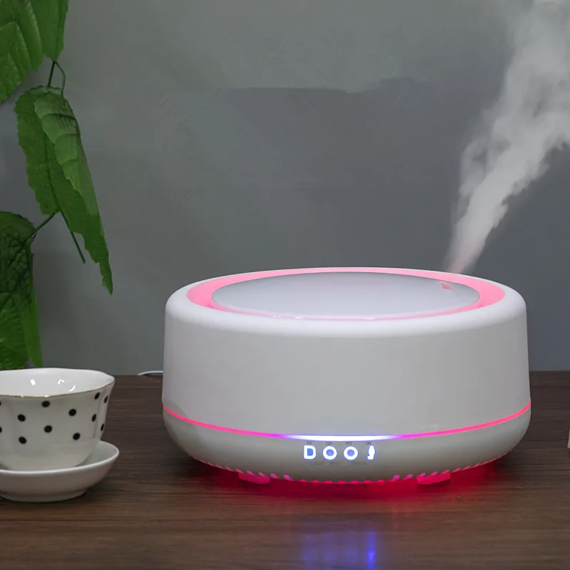 

700ml/1200ml Ultrasonic Air Aroma Humidifier with 7 Color Changing LED Lamp Electric Wood Grain Essential Oil Aroma Diffuser