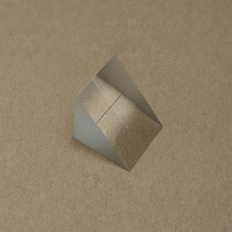 

1pc 8x8x8mm Optical Glass Right Angle Reflect Prism Optics experiment prism Reflection Prisma