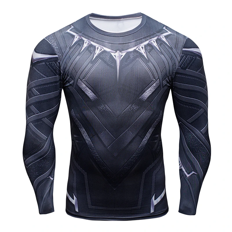 Newest Hot film Black Panther T Shirt Superhero 3D Printed