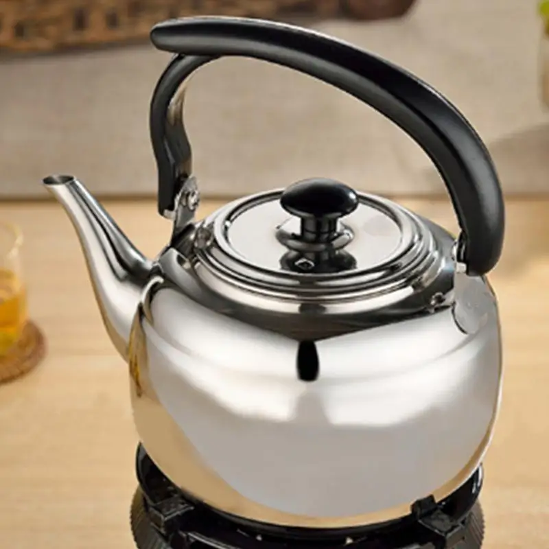 

1L Stainless Steel Whistling kettle Kitchen Camping Water Kettle Cooker Hot Whistling Tea Boiler Induction Gas Tool High Grade