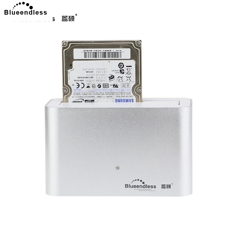 Blueendless 2018 1 bay USB жесткий диск корпус из алюминия 2 5/3 5 ཈V 2A Hdd док станция
