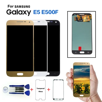 

AMOLED For Samsung E5 E500 E500F E500H Display LCD Screen replacement For Samsung SM-E500M E500YZ display screen module