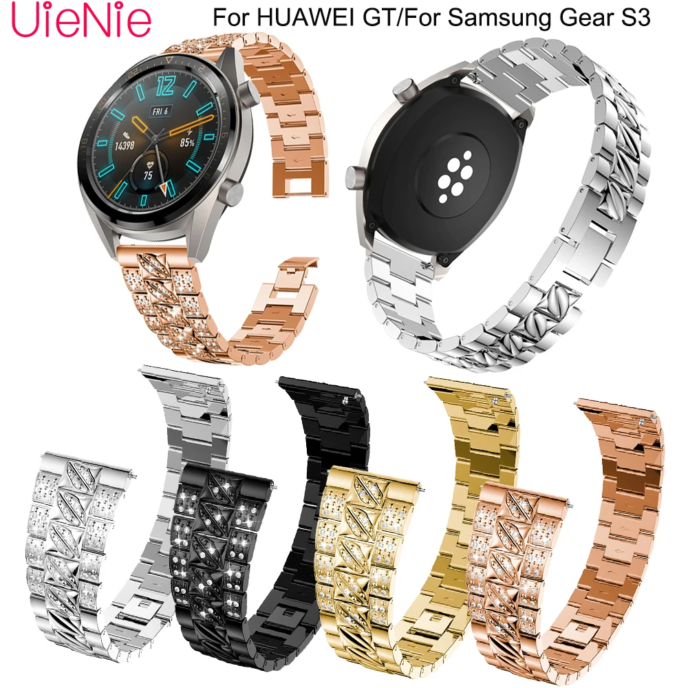 22 мм Мужские часы для женщин браслет для samsung шестерни S3/Galaxy 46 браслет для смарт-часов HUAWEI GT ремень интимные аксессуары