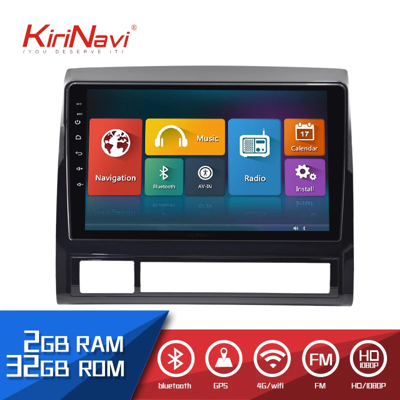 

KiriNavi 9" Car Radio Android DVD Touch Display For Toyota Tacoma 2005-2013 Auto Audio GPS MP3 CDR Multimedia Navigation System