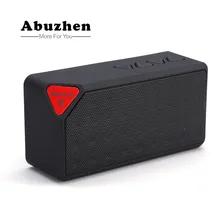 Abuzhen Bluetooth Динамик Поддержка TF USB FM Беспроводной Портативный Динамик Музыка Soundbox сабвуфер громкий Динамик с микрофоном Caixa де сом
